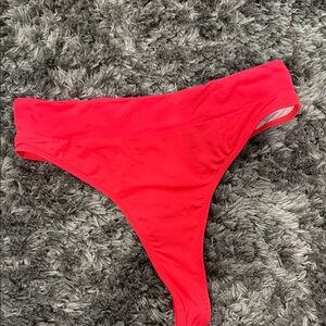SHEIN Bright Red Bikini Bottom